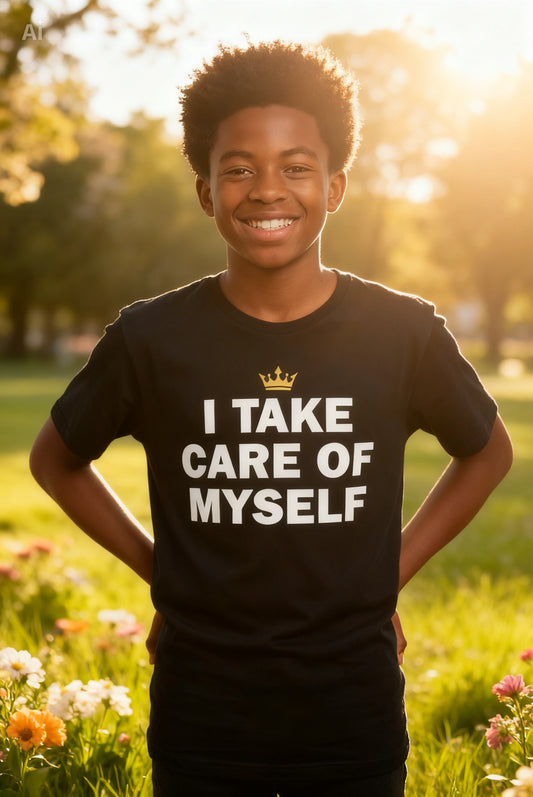 I Take Care Of My Crown Tee | The Black Crown Box
