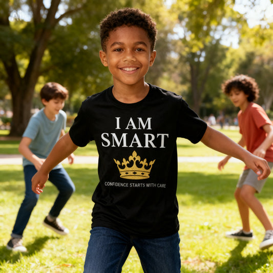 I Am Smart Affirmation Tee | The Black Crown Box