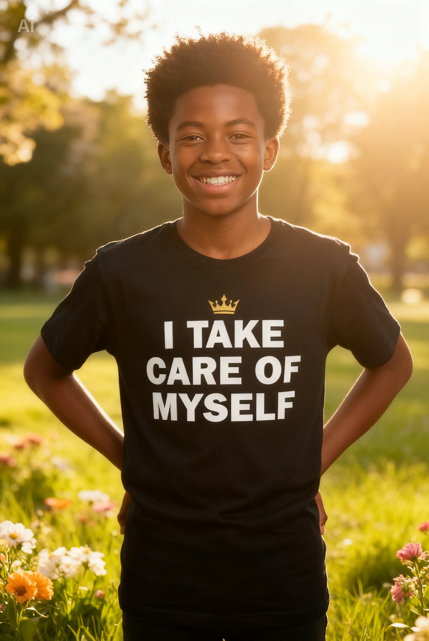 I Take Care Of My Crown Tee | The Black Crown Box