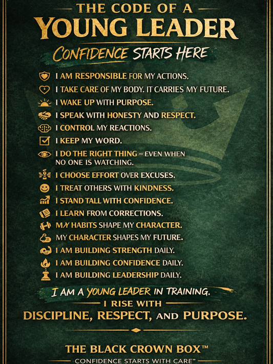 The Code of a Young Leader – Poster (11x17)