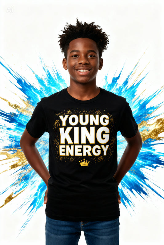 Young King Energy Tee | The Black Crown Box