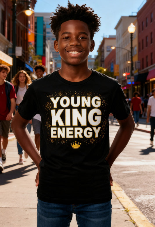 Young King Energy Tee | The Black Crown Box