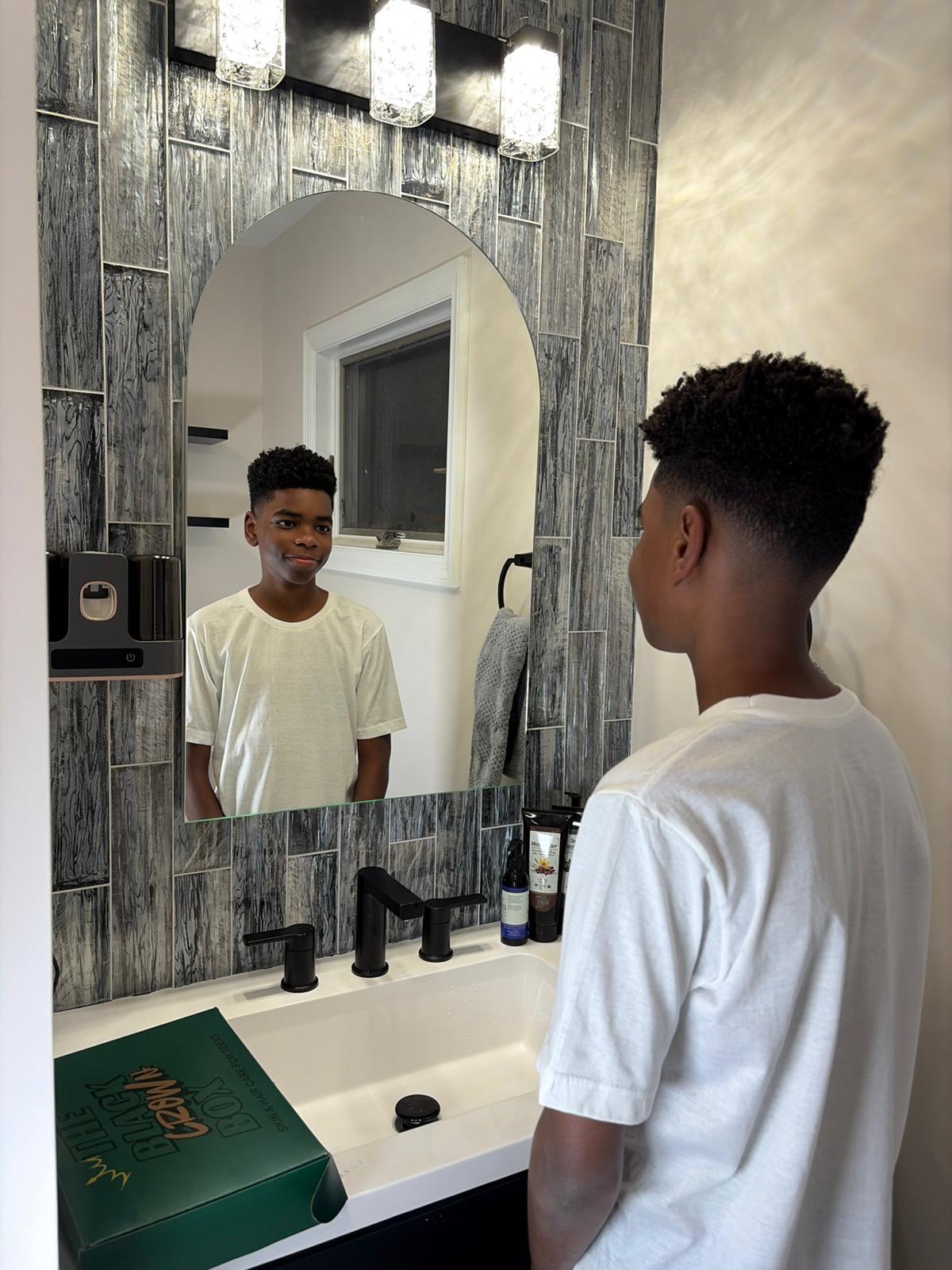Teen Boy Skin Care Kit for Afro-Textured Hair & Melanin-Rich Skin | The Black Crown Box