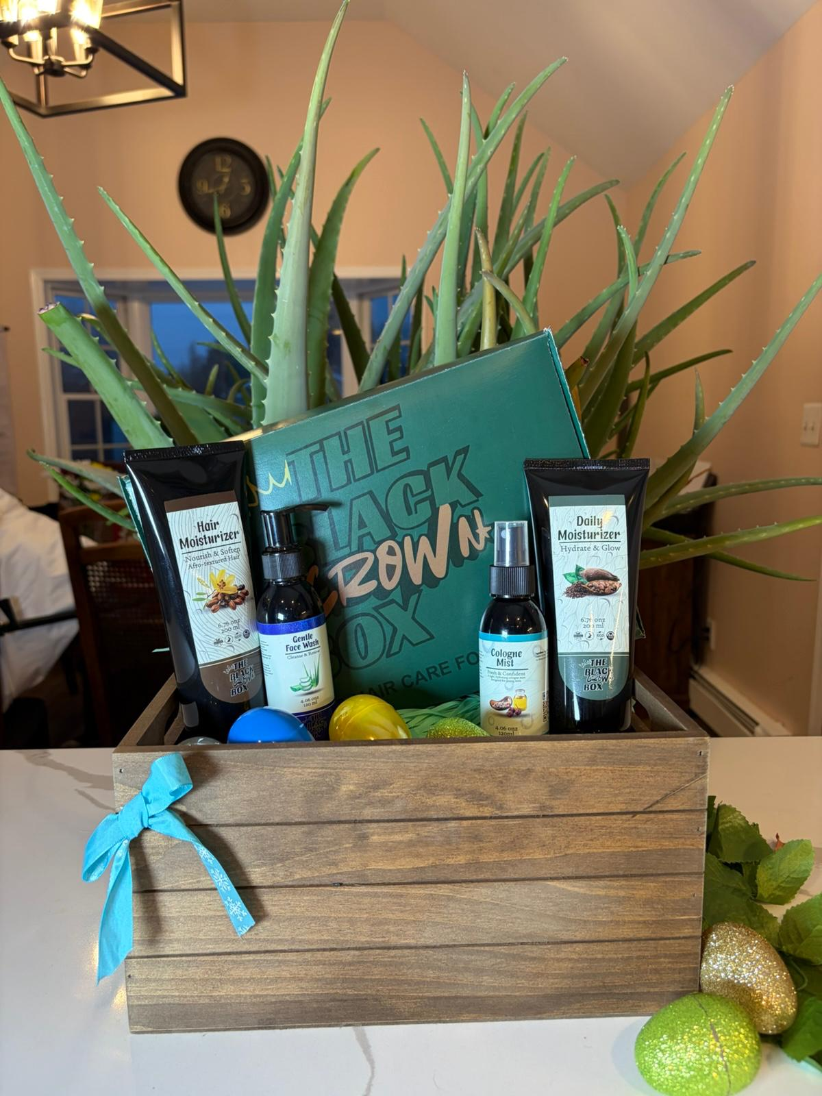 Teen Boy Skin Care Kit for Afro-Textured Hair & Melanin-Rich Skin | The Black Crown Box