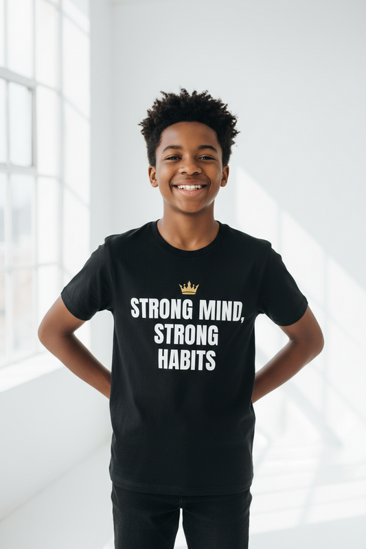 Strong Mind, Strong Habits Tee | The Black Crown Box